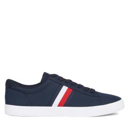 Снимка на Гуменки Tommy Hilfiger Iconic Vulc Stripes Mesh FM0FM05072 Тъмносин