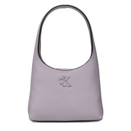 Снимка на Дамска чанта Calvin Klein Jeans Minimal Monogram Shoulder Bag K60K610843 Виолетов