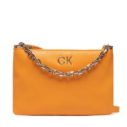 Снимка на Дамска чанта Calvin Klein Jeans Re Lock Ew Crossbody W Chain K60K609115 Оранжев