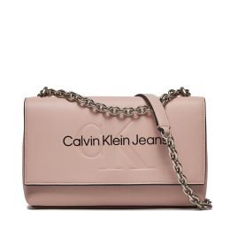 Снимка на Дамска чанта Calvin Klein Jeans Sculpted Ew Flap Conv25 Mono K60K611866 Розов