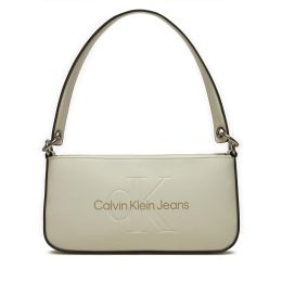 Снимка на Дамска чанта Calvin Klein Jeans Sculpted Shoulder Pouch25 Mono K60K610679 Бежов