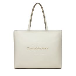 Снимка на Дамска чанта Calvin Klein Jeans Sculpted Slim K60K612222 Бял