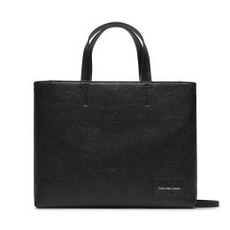 Снимка на Дамска чанта Calvin Klein Jeans Sculpted Tote26 Snake K60K611519 Черен