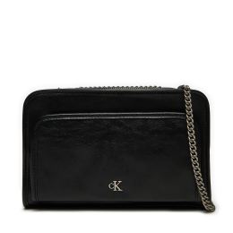 Снимка на Дамска чанта Calvin Klein Jeans Utility Dbl Zip Camera Bag25 K60K613046 Черен