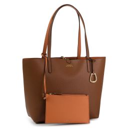 Снимка на Дамска чанта Lauren Ralph Lauren Rvrsble Tote 431795329002 Оранжев