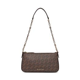 Снимка на Дамска чанта MICHAEL Michael Kors Chain Pouchette 32H3G8EW6B Кафяв