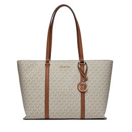 Снимка на Дамска чанта MICHAEL Michael Kors Temple Tote 30R4G1LT3B Бежов