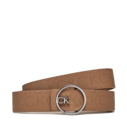 Снимка на Дамски колан Calvin Klein Ck Buckle Reversible Belt 3Cm K60K612359 Кафяв