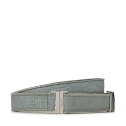 Снимка на Дамски колан Calvin Klein Gracie Logo Jacquard Belt 3.0 K60K611922 Сив