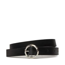 Снимка на Дамски колан Calvin Klein Jeans Faceted Round Buckle Belt 2.0 K60K612211 Черен