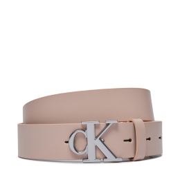 Снимка на Дамски колан Calvin Klein Jeans Round Mono Pl Lthr Belt 30Mm K60K611490 Розов