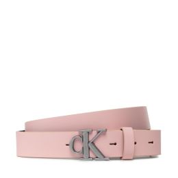 Снимка на Дамски колан Calvin Klein Jeans Round Mono Plaque Belt 30mm K60K609832 Розов