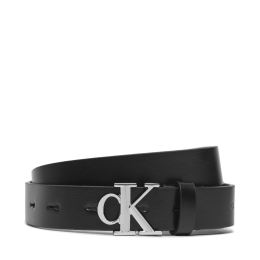 Снимка на Дамски колан Calvin Klein Jeans Round Mono Plaque Lthr Belt 25Mm K60K612271 Черен