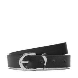 Снимка на Дамски колан Calvin Klein Round Organic Loop Belt 2.5 K60K611930 Черен