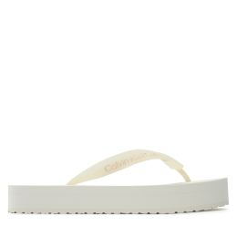 Снимка на Джапанки Calvin Klein Jeans Beach Sandal Flatform YW0YW01620 Екрю