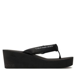 Снимка на Джапанки Calvin Klein Jeans Beach Wedge Sandal Padded Ny YW0YW01397 Черен