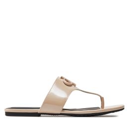 Снимка на Джапанки Calvin Klein Jeans Flat Sandal Slide Toepost Mg Met YW0YW01342 Розов