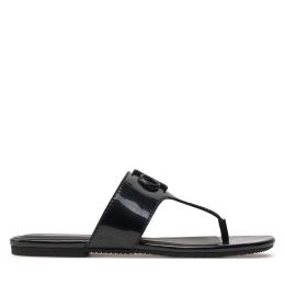 Снимка на Джапанки Calvin Klein Jeans Flat Sandal Slide Toepost Mg Met YW0YW01342 Черен