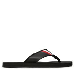 Снимка на Джапанки Tommy Hilfiger Comfortable Padded Beach Sandal FM0FM04473 Черен