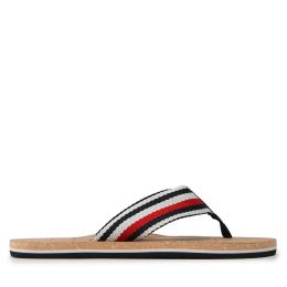 Снимка на Джапанки Tommy Hilfiger Cork Beach Sandal FM0FM04475 Цветен