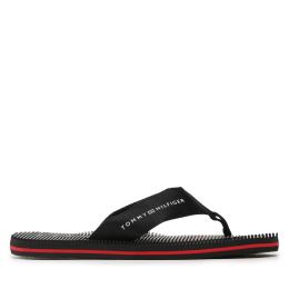 Снимка на Джапанки Tommy Hilfiger Massage Footbed FM0FM04474 Черен