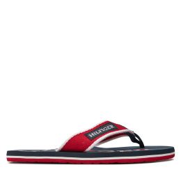 Снимка на Джапанки Tommy Hilfiger Patch Hilfiger Beach Sandal FM0FM05024 Червен