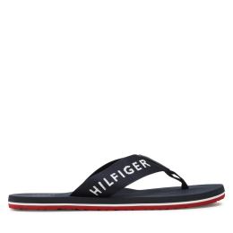 Снимка на Джапанки Tommy Hilfiger Print Beach Sandal FM0FM04618 Тъмносин