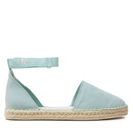 Снимка на Еспадрили Calvin Klein Jeans Ankle Espadrille Btw YW0YW01027 Зелен