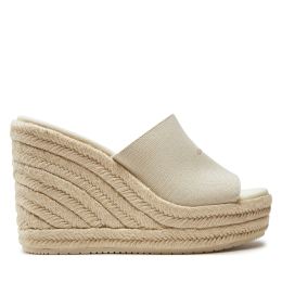 Снимка на Еспадрили Calvin Klein Jeans Slide Wedge Rope Sandal Ml Btw YW0YW01356 Екрю