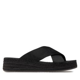 Снимка на Еспадрили Calvin Klein Jeans Sporty Wedge Rope Sandal Mr YW0YW01364 Черен