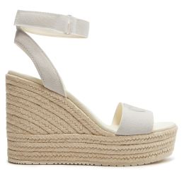 Снимка на Еспадрили Calvin Klein Jeans Wedge Sandal Su Mg Btw YW0YW01026 Екрю