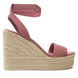 Снимка на Еспадрили Calvin Klein Jeans Wedge Sandal Su Mg Btw YW0YW01026 Розов