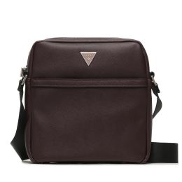 Снимка на Мъжка чантичка Guess Certosa Saffiano Smart Mini Bags HMECSA P3158 Бордо