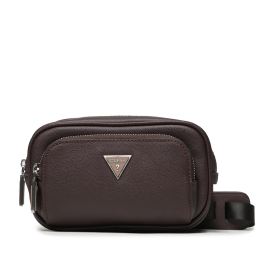 Снимка на Мъжка чантичка Guess Certosa Saffiano Smart Mini Bags HMECSA P3307 Бордо