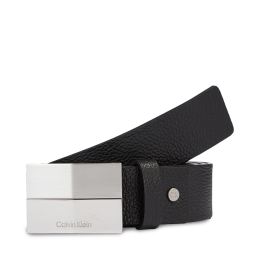 Снимка на Мъжки колан Calvin Klein Adj 2 Finish Plaque Pb K50K510935 Черен