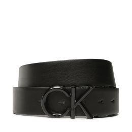 Снимка на Мъжки колан Calvin Klein Adjrev Ck Metal Bombe Mono 35Mm K50K509964 Черен