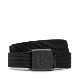 Снимка на Мъжки колан Calvin Klein Jeans Logo Plaque Webbing Belt K50K510160 Черен