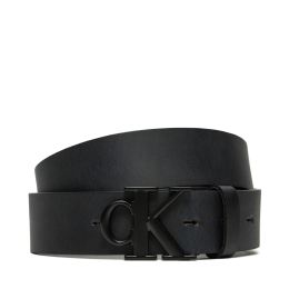 Снимка на Мъжки колан Calvin Klein Jeans Round Mono Plaque Lthr Belt 35Mm K50K512068 Черен