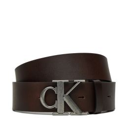 Снимка на Мъжки колан Calvin Klein Jeans Round Mono Plaque Lthr Belt 40Mm K50K512067 Кафяв