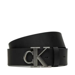 Снимка на Мъжки колан Calvin Klein Jeans Round Mono Plaque Lthr Belt 40Mm K50K512067 Черен