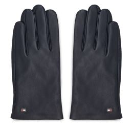 Снимка на Мъжки ръкавици Tommy Hilfiger Essential Flag Leather Gloves AM0AM11482 Тъмносин