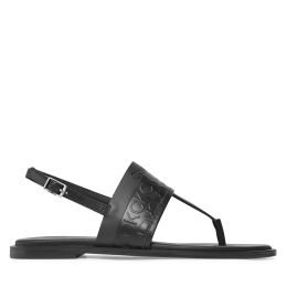 Снимка на Сандали Calvin Klein Almond Tp Sandal-Hf Mono HW0HW01536 Черен