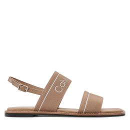 Снимка на Сандали Calvin Klein Squared Flat Sandal He HW0HW01496 Кафяв