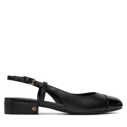 Снимка на Сандали MICHAEL Michael Kors Perla Flex Sling Flat 40R4PLFP1L Черен