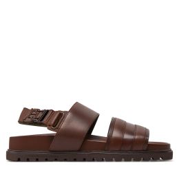 Снимка на Сандали Tommy Hilfiger Elevated Th Buckle Lth Sandal FM0FM05007 Кафяв