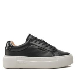 Снимка на Сникърси Calvin Klein Ff Cupsole Lace Up W/Ml Lth HW0HW02118 Черен