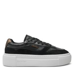 Снимка на Сникърси Calvin Klein Ff Cupsole Lace Up W/Ml Mix M HW0HW02125 Черен