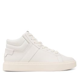 Снимка на Сникърси Calvin Klein High Top Lace Up Lth HM0HM01057 Бял