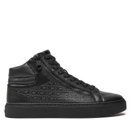 Снимка на Сникърси Calvin Klein High Top Lace Up W/ Zip Mono HM0HM01497 Черен