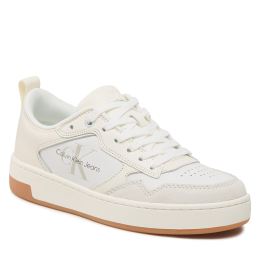 Снимка на Сникърси Calvin Klein Jeans Bascet Cupsole Low Lth Mono W YW0YW00876 Бял